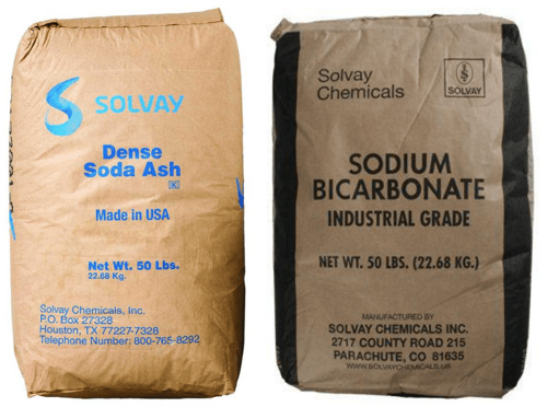 soda ash and sodium bicarb